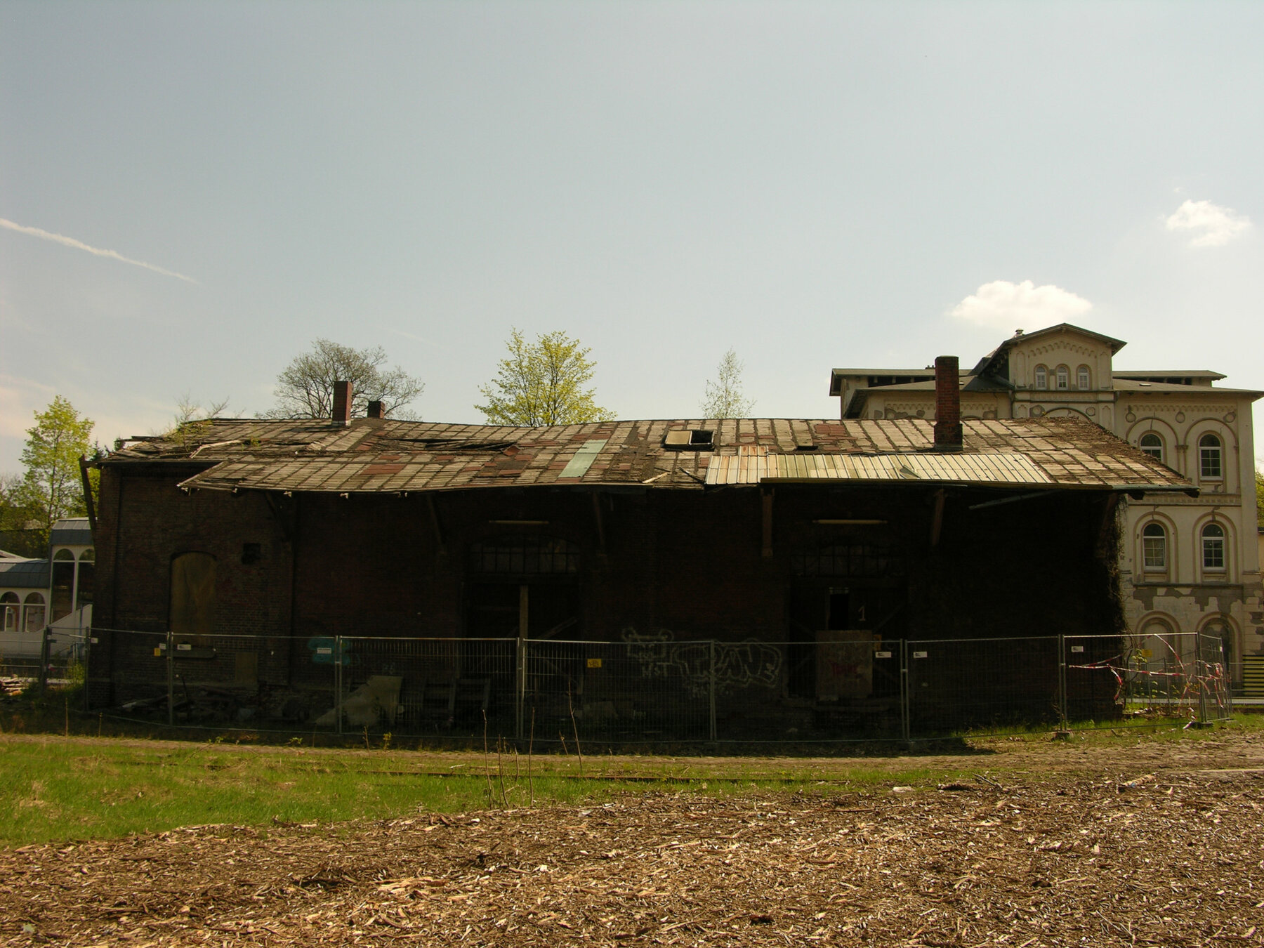 Altes Nebengebäude am Bahnhof Blankenese