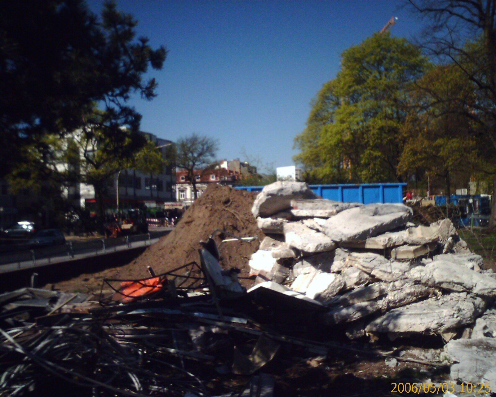 Beginn der Rückbauarbeiten im Jahr 2006
